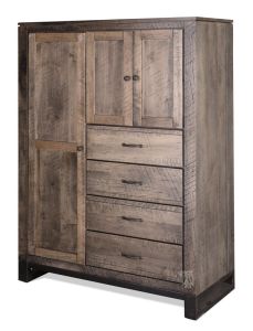 Amish Crafted Solid Maple Wood Delridge Chifferobe in Dew Finish