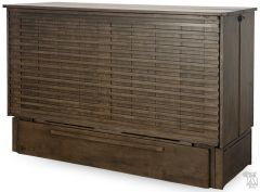 Parawood Louvre Queen Size Cabinet Style Murphy Bed & Mattress