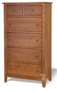 California Built Solid Maple Wood Gilead Chest In Meadow Finish
