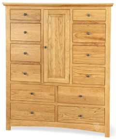 California Made Solid Cherry Wood Sunrise Master Dresser in Sunset Finish