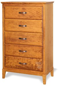 Amish Crafted Solid Premium Cherry Wood Style Your Own 5 Drawer Chest