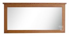 Amish Crafted Solid Quartersawn Oak Wood Bungalow Mirror in Michaels Finish