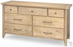 Solid Mindi Wood Aria Dresser in Washed Finish