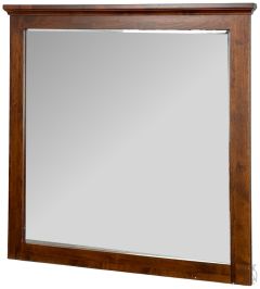Solid Alder Wood Emerson Mirror in Vintage Cherry Finish