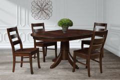 Customize This Amish Crafted Solid Wood Dining Set Coon Rapids
