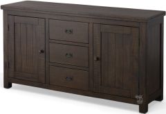 Mahogany Wood Homestead Buffet Server in Tobacco Leaf Finish