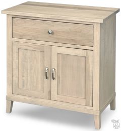 Amish Crafted Solid Maple Wood 35" Harmony Buffet in Soft Brown Finish