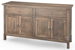 Amish Crafted Solid Maple Wood 65" Harmony Buffet In Warm Brown Finish