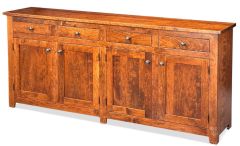 Amish Crafted Solid Rustic Cherry Wood Super Size Server in Michaels Finish