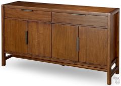 Solid Walnut Wood Voss Sideboard in Sable Finish