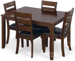 Mango Kitchen Dining Table & Chair Set in Plantation Finish
