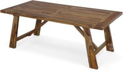 Solid Sheesham Kalispell Dining Table in Harvest Finish