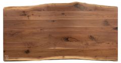 Amish Crafted Solid Rustic Walnut Live Edge Table Top in Natural Finish - Mix & Match Quick Ship