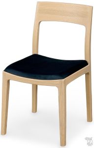 Lisse Side Chair in Solid White Oak Wood with Natural Finish