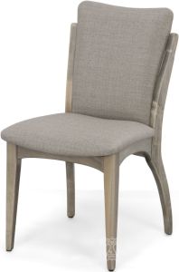 Amish Crafted Solid Brown Maple Wood American Comfort Side Chair With Sunbrella Fabric