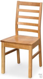Amish Crafted Solid Knotty Cherry Harper Side Chair in Natural Finish