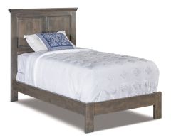 Solid Alder Wood Heritage Raised Panel Twin Bed