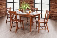 Customize This Amish Crafted Solid Wood Dining Set Eagle Mountain