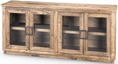 Solid Melina Wood Samara Four Door Console
