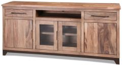Solid Natural Parota & Mango Wood 70" Console