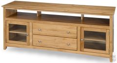 Solid Alder Wood Shaker 70" Television Stand in Natural