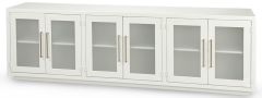 American Made Perry 97" TV Console in White