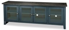 American Made Eastport 74" TV Console in Malta Blue