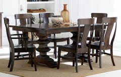 Amish Crafted Solid Maple Bartlett Dining Set Shown in Autumn Finish