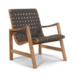 Solid Teak Wood Outdoor Aero Woven Chat Chair