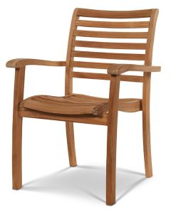 Solid Teak Wood Outdoor Birmingham Arm Chair