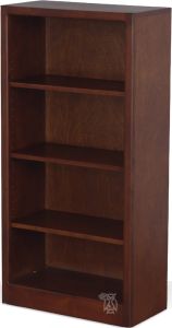 California Made Alder Wood Newport Bookcase in Antique Cherry Finish 24"w x 48"h
