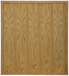 Oak Wood Newport Twin Flat Panel Headboard in Light Finish