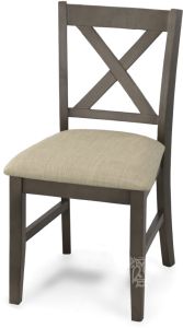 Hobson Desk Chair in Gray Finish