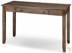 Amish Crafted Solid Maple Wood Sienna Writing Table in Cappuccino Finish