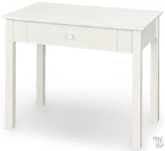 Solid Wood Framed Convertible 37" Writing Table Desk in White