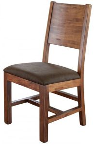 Solid Parota Wood Dining Side Chair