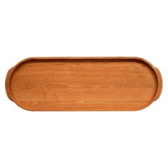 American Made Solid Cherry Wood Large Buffet Serving Tray