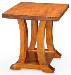 Amish Crafted Solid Premium Maple Wood Alexandra End Table in Michaels Finish