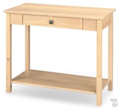 Amish Crafted Solid Rustic Quartersawn White Oak Wood Lodi Sofa Table in Beach Front Finish
