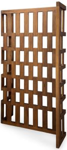 Solid Sunkgai Wood Allison Room Divider Screen in Natural Finish