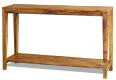 Solid Sheesham Fall River Console Sofa Table in Natural Finish