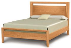 Solid Cherry Wood Mansfield Bed in Natural Finish