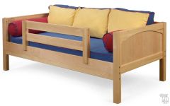 Solid Wood Framed Yeah Twin Toddler Bed to Daybed in Natural Finish