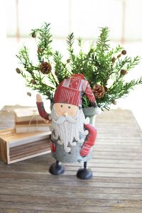 Iron Santa W/ Canister 