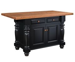Amish Crafted Solid Wood 45" Constance Bay Kitchen Storage Island