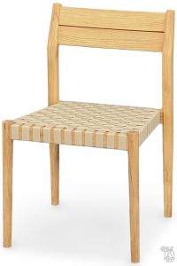 Solid Teak Wood Outdoor Siena Stacking Side Chair