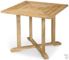 Solid Teak Wood Outdoor Avery 35" Square Dining Table