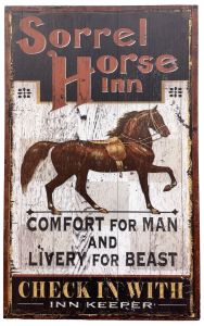 Vintage Style Solid Wood Soirel Inn