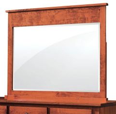 Amish Crafted Solid Character Cherry Wood Shenandoah Mule Mirror in Michaels Finish