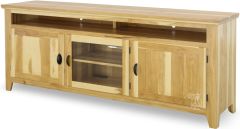 California Made Solid Hickory Wood High Performance Oregon Style Television Console